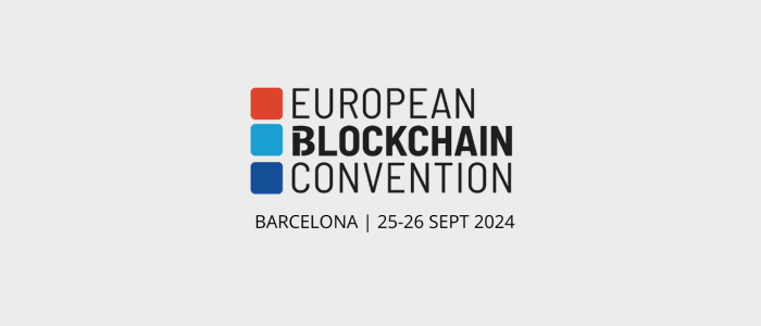 european blockchain convention logo